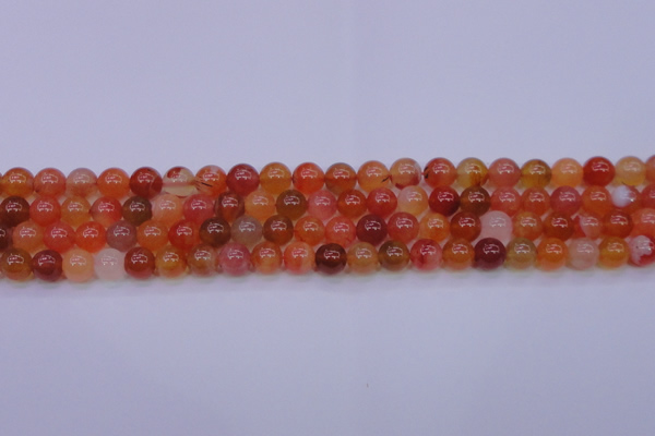 CBC412 15.5 inches 8mm AA grade round orange chalcedony beads