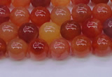 CBC413 15.5 inches 10mm AA grade round orange chalcedony beads