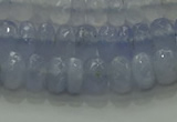 CBC446 15.5 inches 5*8mm faceted rondelle blue chalcedony beads