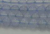 CBC451 15.5 inches 6mm round blue chalcedony beads wholesale