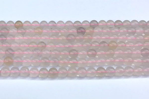 CBC835 15 inches 6mm round pink chalcedony beads