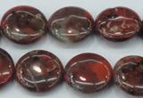 CBD06 15.5 inches 20mm flat round brecciated jasper gemstone beads