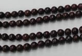 CBD150 15.5 inches 4mm round Chinese brecciated jasper beads