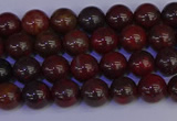 CBD350 15.5 inches 4mm round poppy jasper beads wholesale