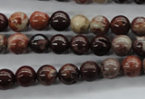 CBD61 15.5 inches 8mm round brecciated jasper gemstone beads