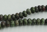 CBG03 15.5 inches 5*8mm rondelle bronze green gemstone beads