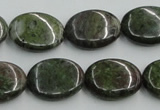 CBG15 15.5 inches 15*20mm oval bronze green gemstone beads wholesale