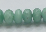 CBJ04 15.5 inches 10*16mm faceted rondelle jade beads wholesale