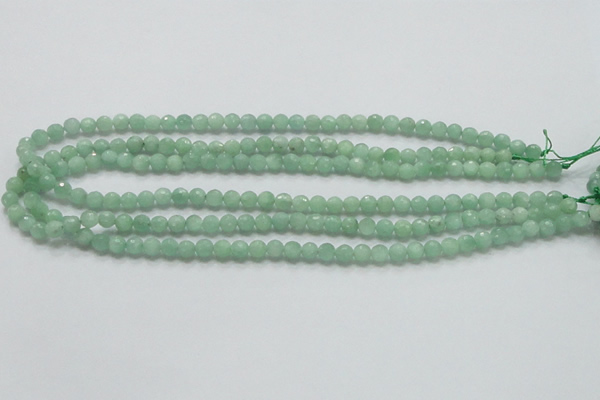 CBJ05 15.5 inches 6mm faceted round jade beads wholesale