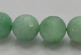 CBJ10 15.5 inches 18mm faceted round jade beads wholesale