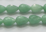 CBJ21 15.5 inches 10*14mm faceted teardrop jade beads wholesale