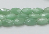 CBJ28 15.5 inches 8*12mm faceted oval jade beads wholesale