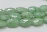 CBJ29 15.5 inches 10*14mm faceted oval jade beads wholesale