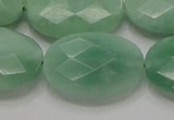 CBJ31 15.5 inches 22*30mm faceted oval jade beads wholesale