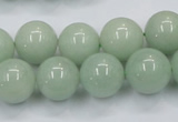 CBJ330 15.5 inches 14mm round AA grade natural jade beads