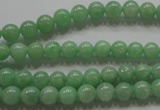 CBJ342 15.5 inches 6mm round AAA grade natural jade beads