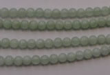 CBJ400 15.5 inches 4mm round natural jade beads wholesale