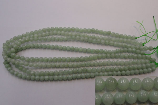 CBJ401 15.5 inches 6mm round natural jade beads wholesale