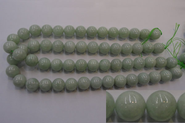 CBJ405 15.5 inches 14mm round natural jade beads wholesale