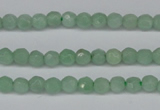 CBJ45 15.5 inches 3mm faceted round jade beads wholesale