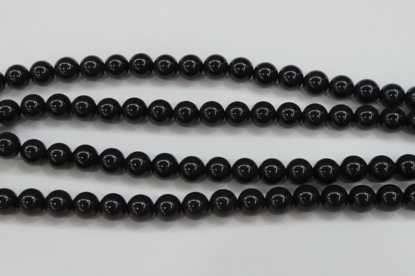 CBJ554 15.5 inches 10mm round Russian black jade beads wholesale