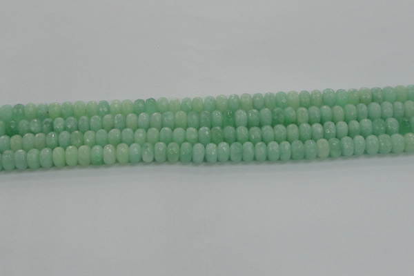 CBJ65 15.5 inches 5*8mm faceted rondelle jade gemstone beads