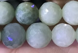 CBJ667 15.5 inches 8mm faceted round jade beads wholesale