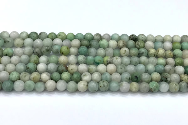 CBJ675 15 inches 6mm round jade gemstone beads