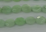 CBJ68 15.5 inches 7*9mm faceted oval jade gemstone beads