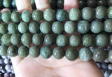 CBJ704 15.5 inches 12mm round green jade beads wholesale