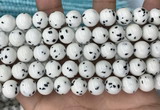 CBJ748 15.5 inches 10mm round dalmatian jade gemstone beads wholesale