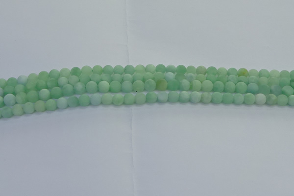 CBJ80 15.5 inches 4mm round matte jade gemstone beads wholesale