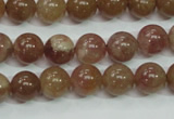 CBQ203 15.5 inches 10mm round strawberry quartz beads wholesale