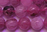 CBQ403 15 inches 10mm round natural strawberry quartz beads