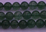 CBQ421 15.5 inches 6mm round green strawberry quartz beads