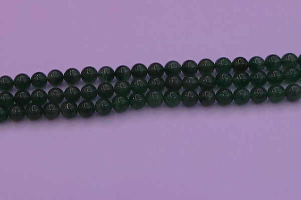 CBQ423 15.5 inches 8mm round green strawberry quartz beads