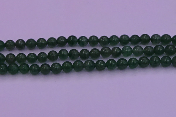 CBQ424 15.5 inches 9mm round green strawberry quartz beads