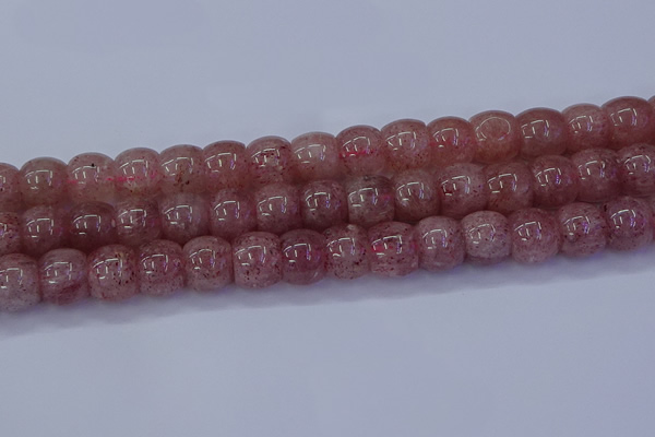 CBQ443 15.5 inches 13*18mm rondelle strawberry quartz beads