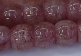 CBQ444 15.5 inches 15*20mm rondelle strawberry quartz beads