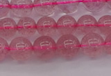 CBQ482 15.5 inches 8mm round strawberry quartz beads wholesale