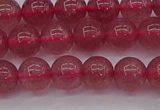 CBQ487 15.5 inches 8mm round strawberry quartz beads wholesale