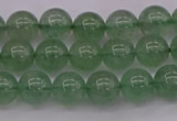 CBQ491 15.5 inches 6mm round green strawberry quartz beads