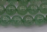 CBQ493 15.5 inches 10mm round green strawberry quartz beads