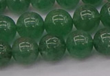 CBQ498 15.5 inches 10mm round green strawberry quartz beads