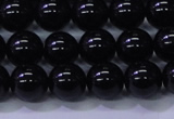 CBQ502 15.5 inches 8mm round natural black quartz beads