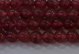 CBQ621 15.5 inches 6mm round strawberry quartz beads wholesale