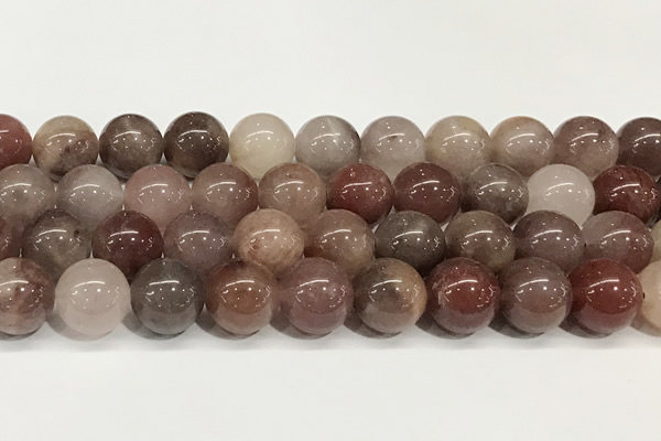 CBQ732 15.5 inches 12mm round strawberry quartz beads wholesale