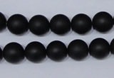 CBS04 15.5 inches 10mm round black stone beads wholesale