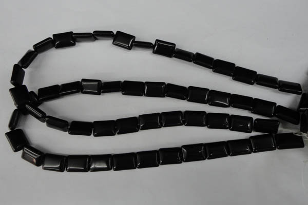 CBS280 15.5 inches 10*14mm rectangle blackstone beads wholesale