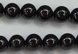 CBS552 15.5 inches 8mm round AA grade black spinel beads